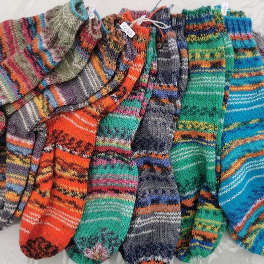 Preis selbstgestrickte socken Clearance